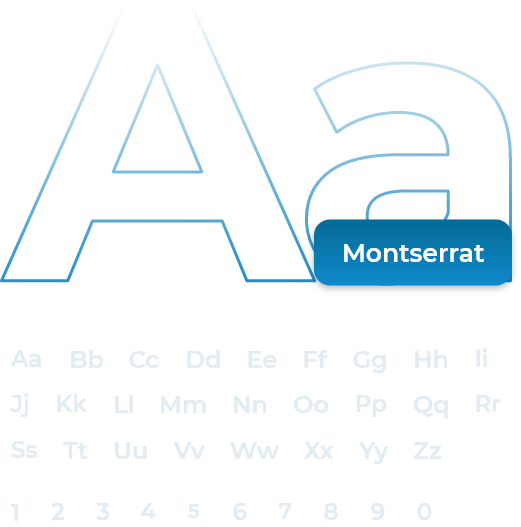 Montserrat-Alphabets