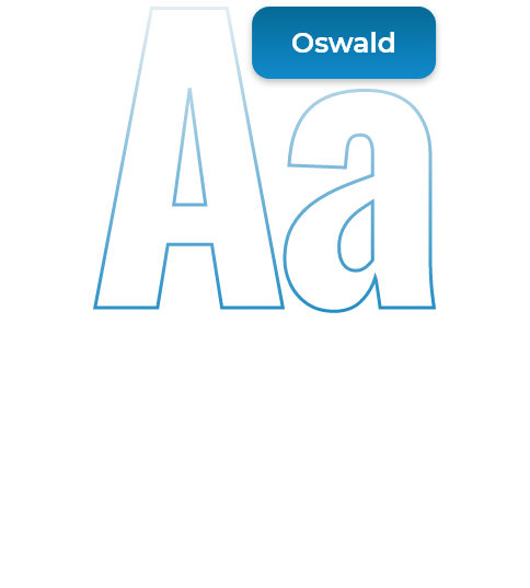 Oswald-Alphabets