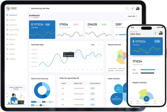 Web and Mobile based fulfilment Solution for Proship
