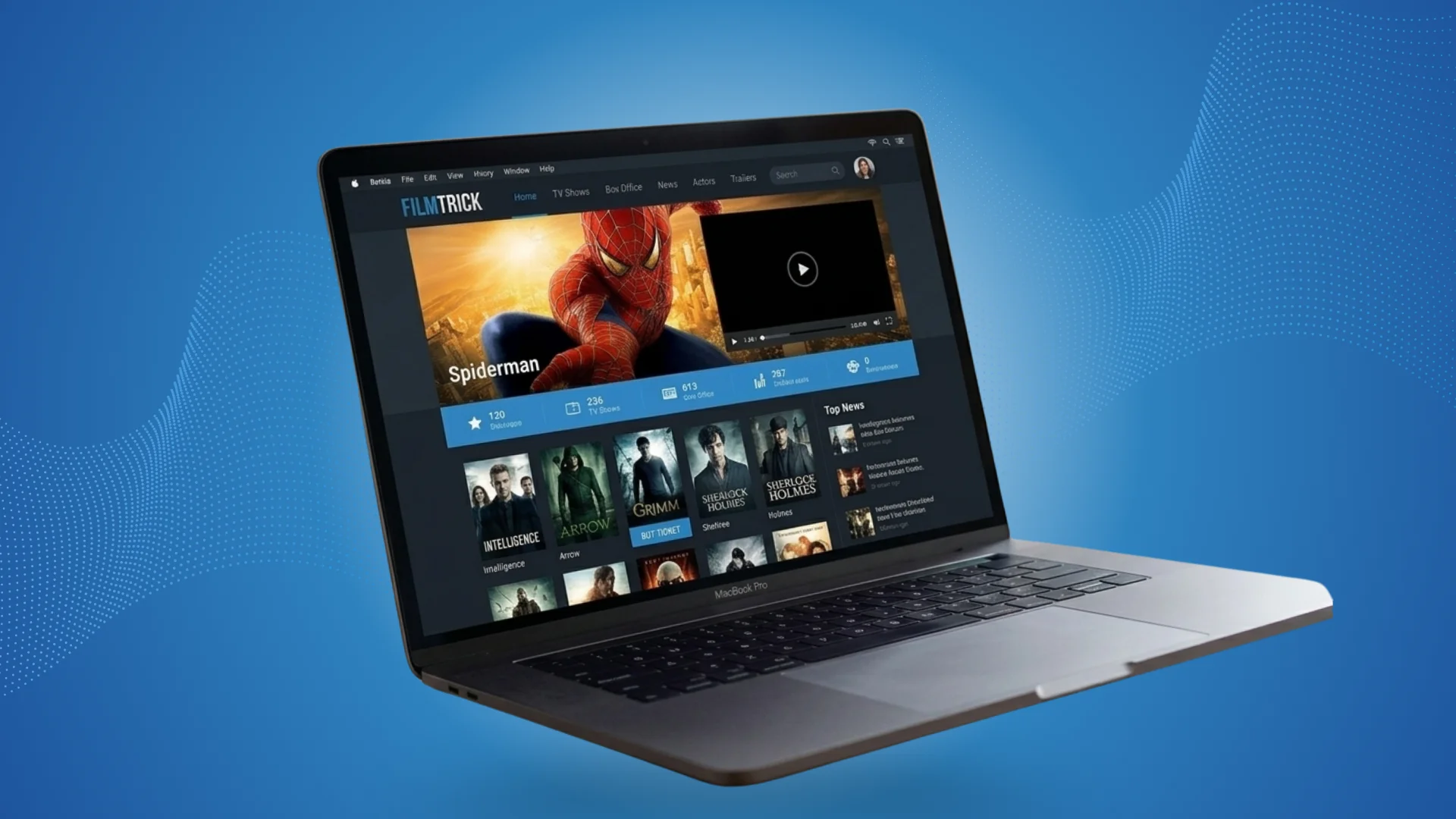 FilmTrik Web and Mobile App Design