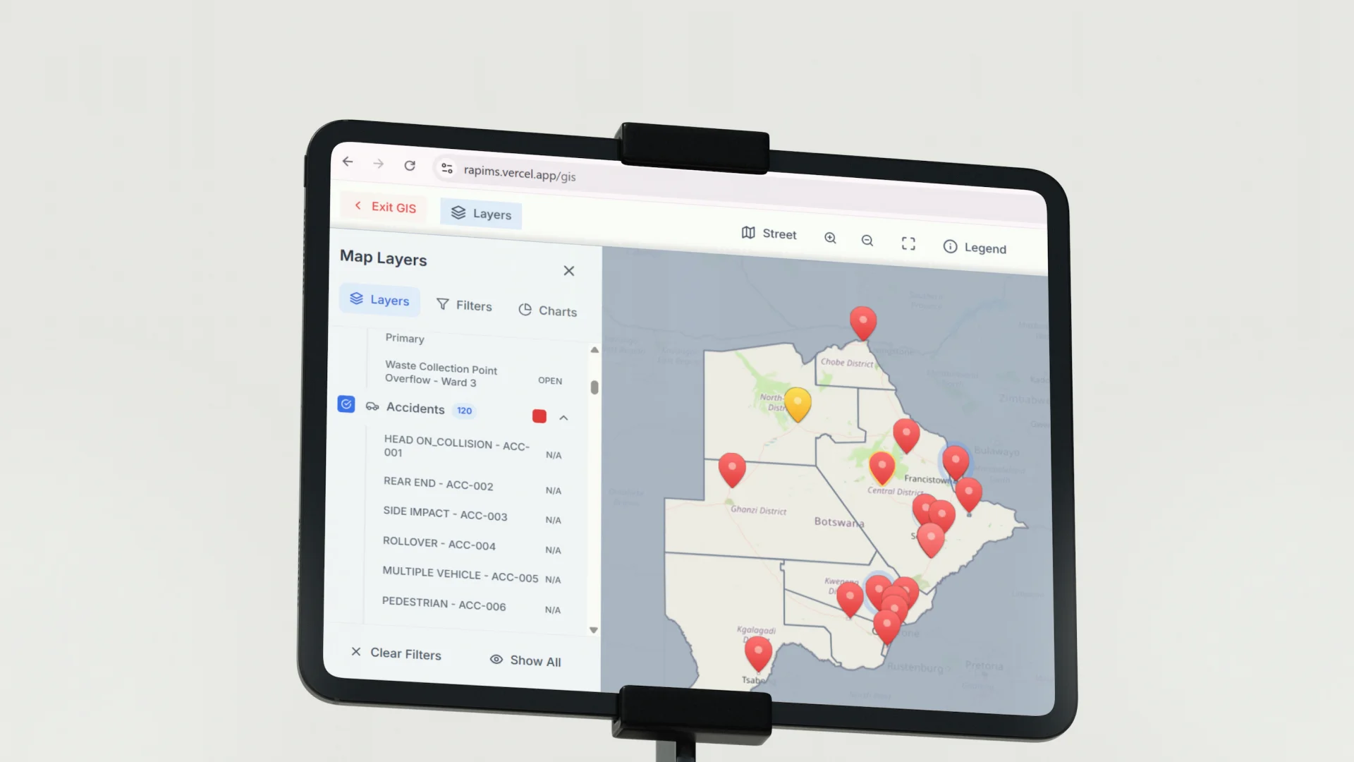 RAPMIS — Road Assets and Public Infrastructure Management System