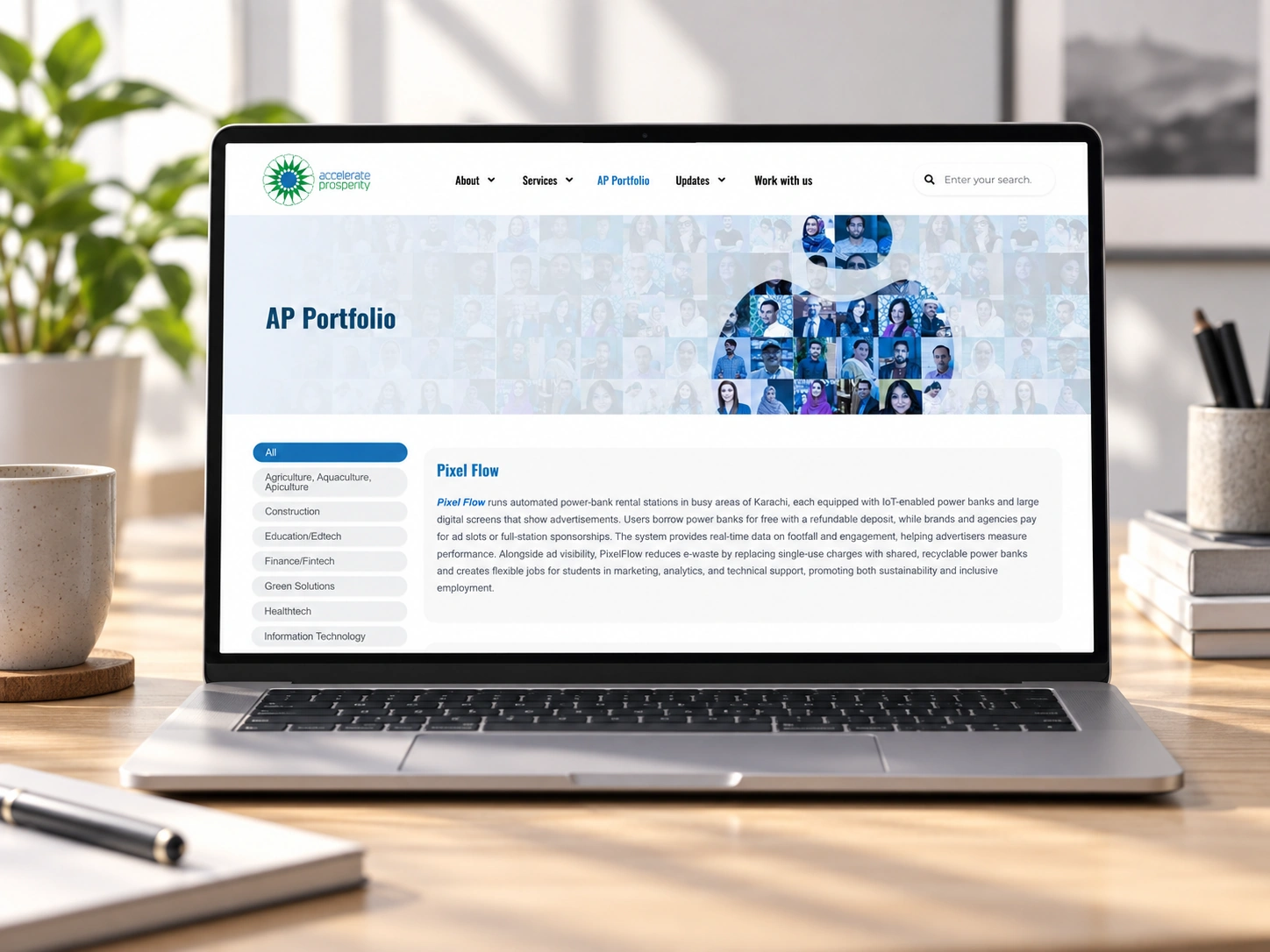 Accelerate Prosperity Website